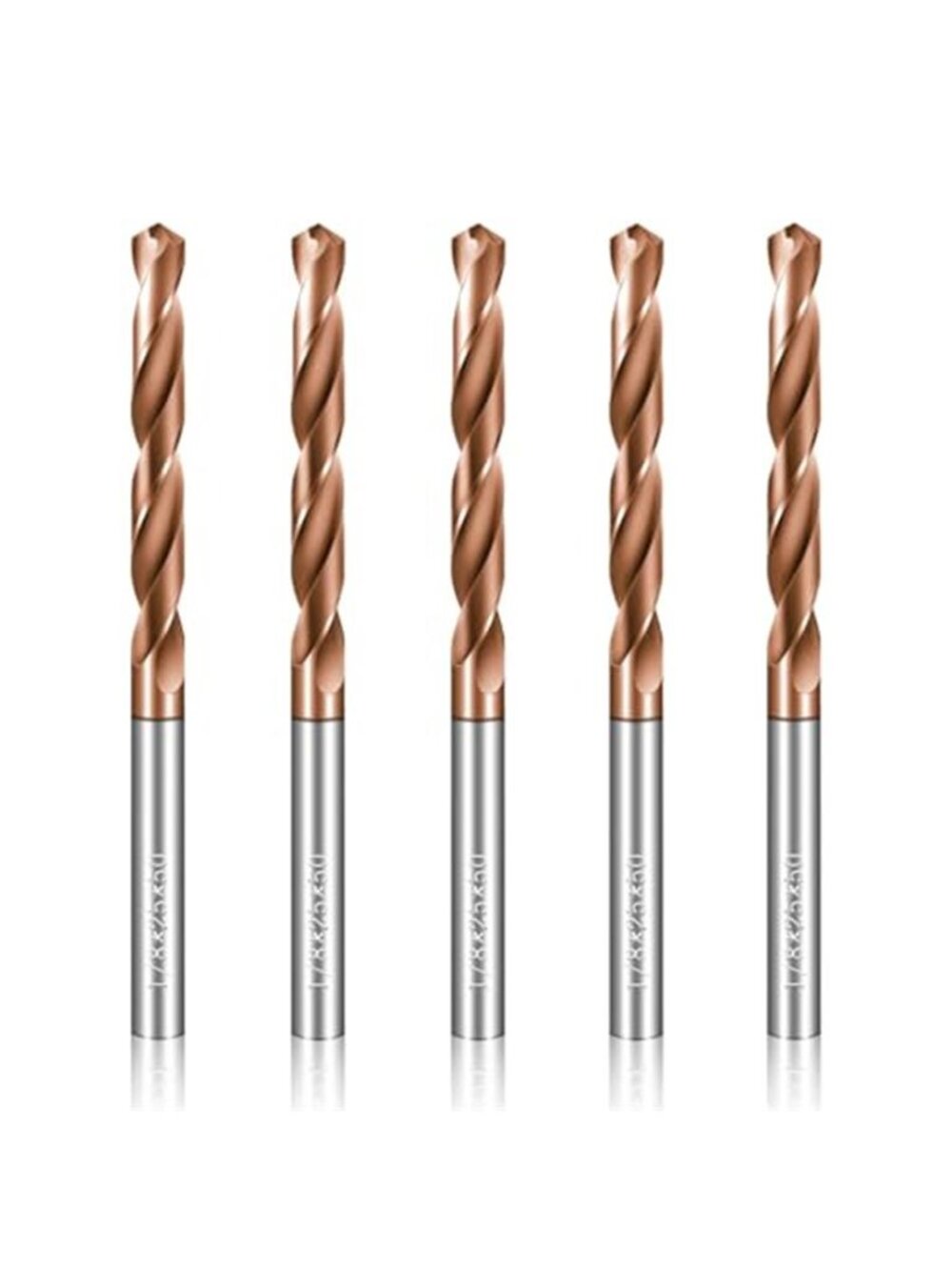 New Solid Carbide 1/8" Drill Bits, Tungsten Carbide Drill Bit Set with TISIN